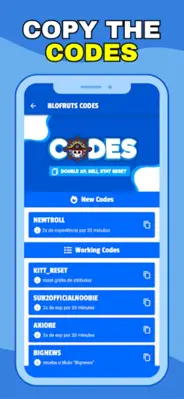 BloFrut Codes e Privados android App screenshot 2